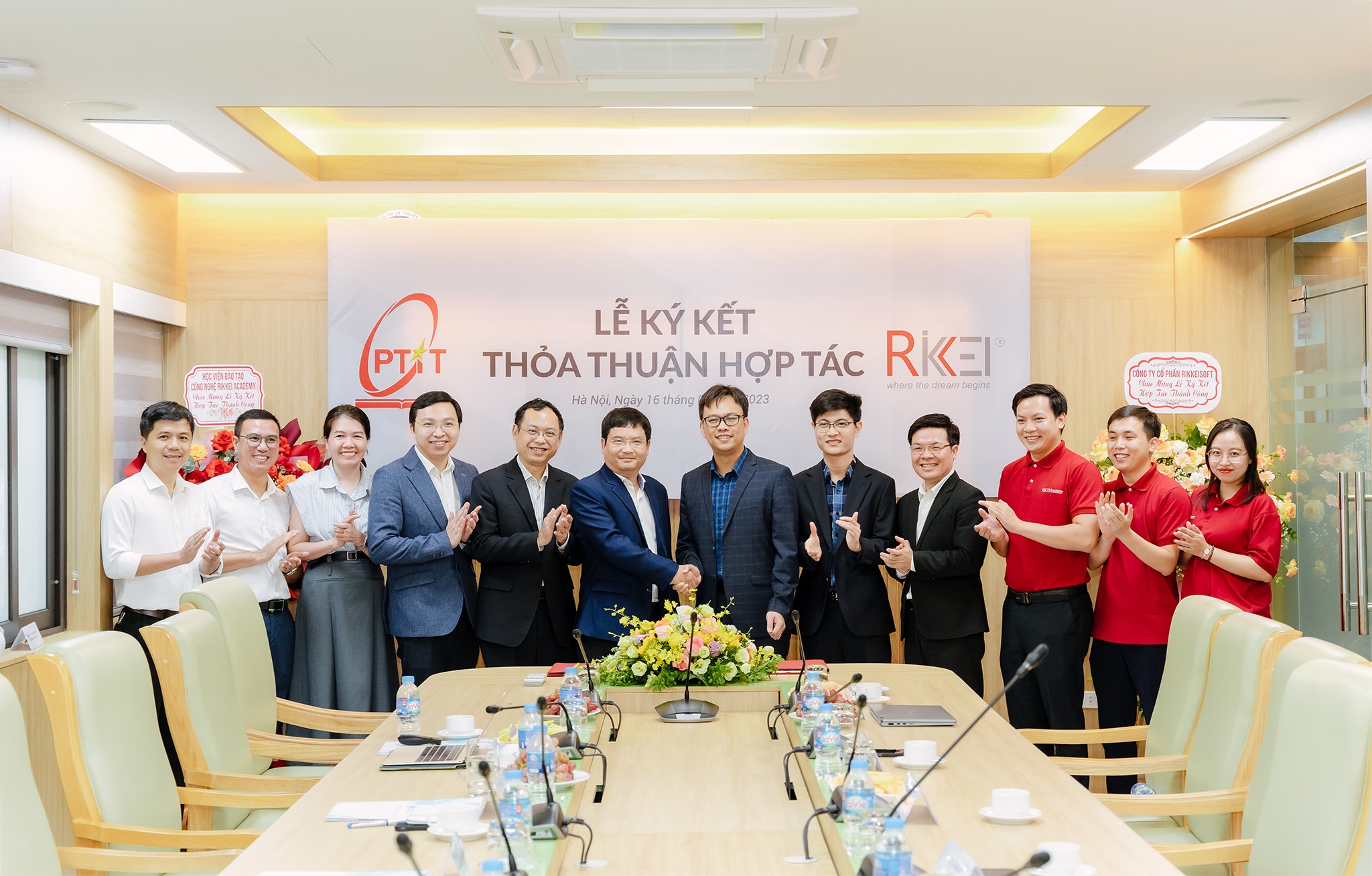 Học viện Công nghệ Bưu chính Viễn thông và Công ty Cổ phần Rikkeisoft hợp tác trong đào tạo từ xa